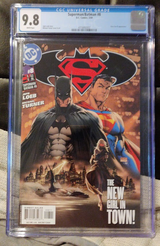 Superman Batman #8A Turner CGC 9.8 2004 1st Appearance Modern Supergirl Kara Zor