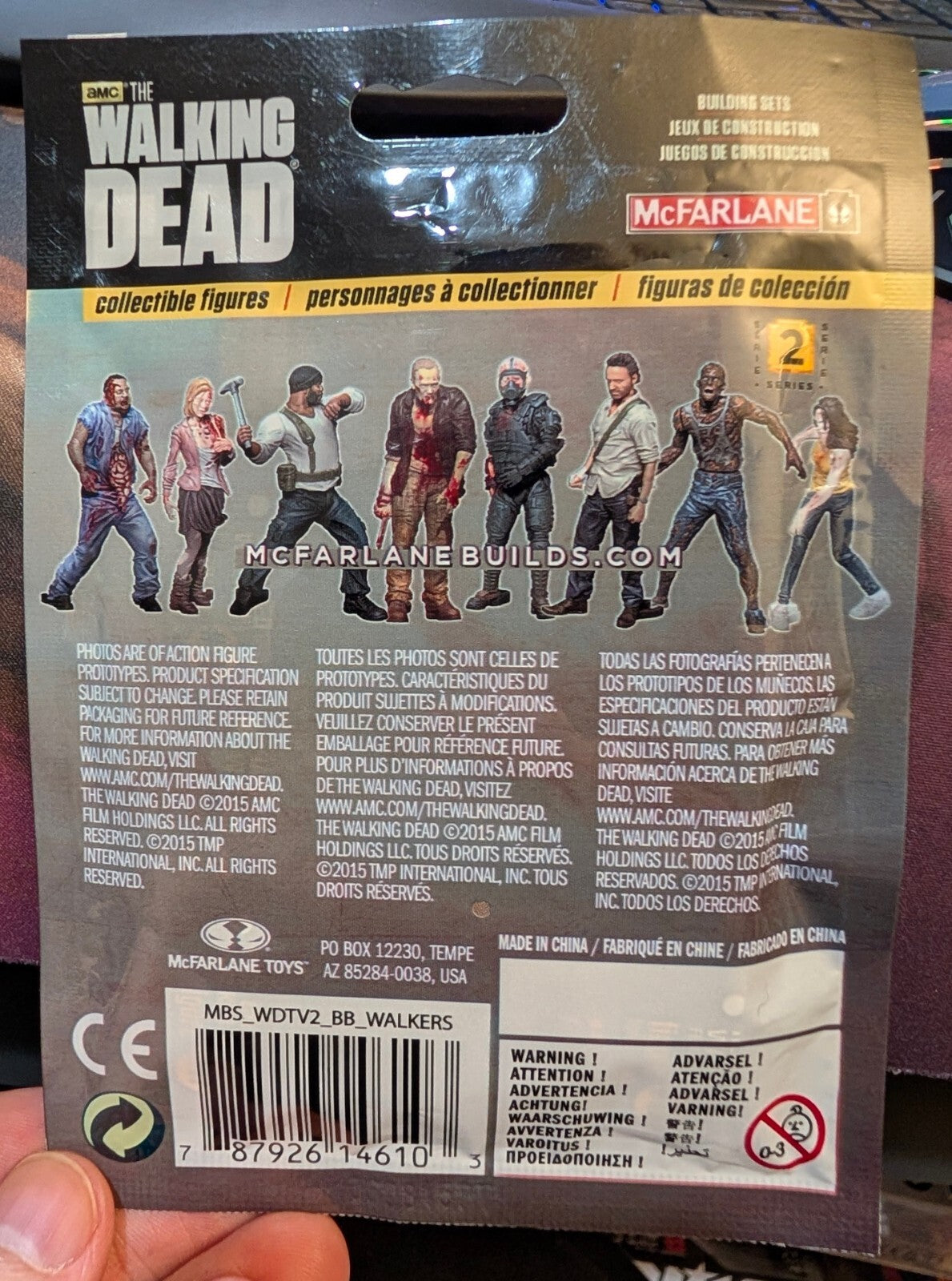 McFarlane Building Sets AMC The Walking Dead Series 2 Collectible Figures BLIND