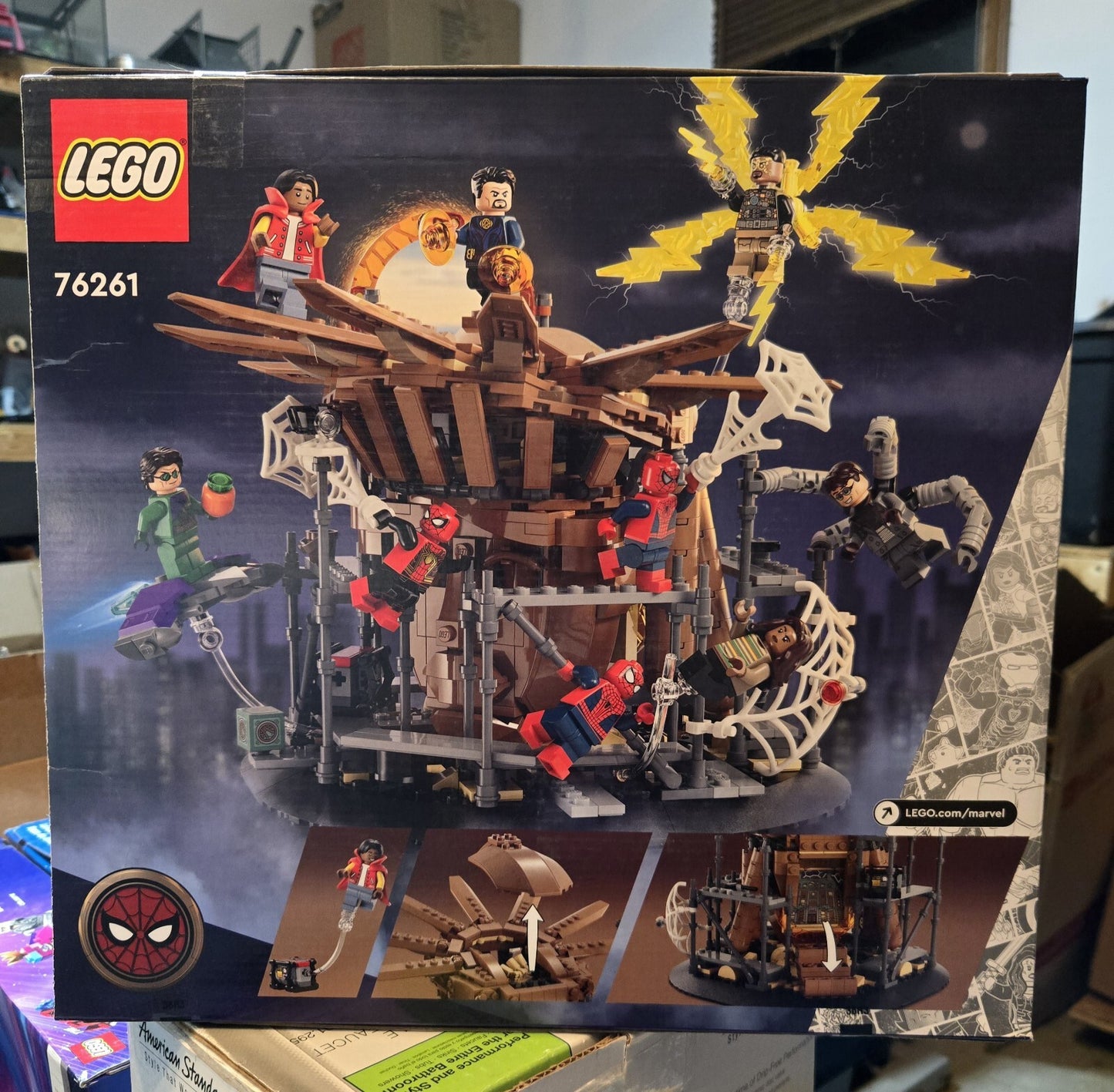 LEGO 76261 Marvel No Way Home Spider-Man Final Battle Factory Sealed MiniFigs!