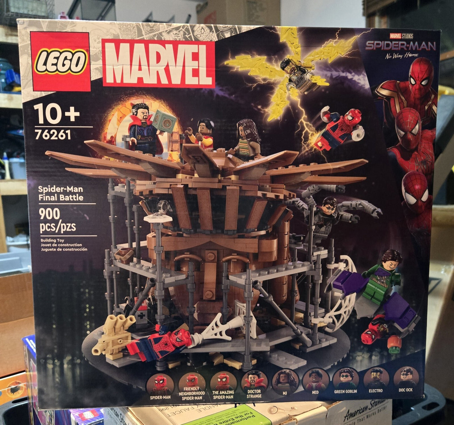 LEGO 76261 Marvel No Way Home Spider-Man Final Battle Factory Sealed MiniFigs!