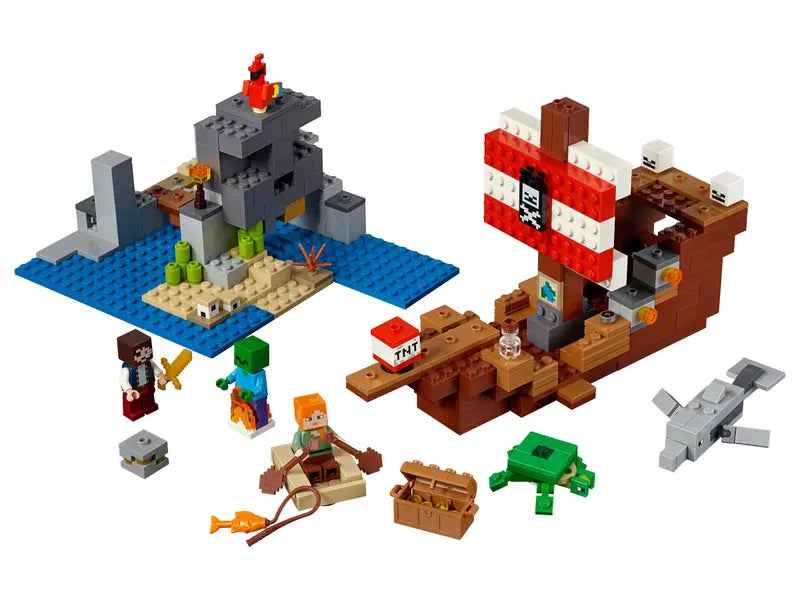 21152 LEGO Minecraft Pirate Ship (RETIRED)