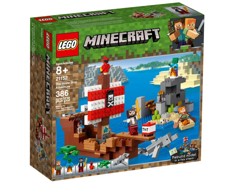 21152 LEGO Minecraft Pirate Ship (RETIRED)