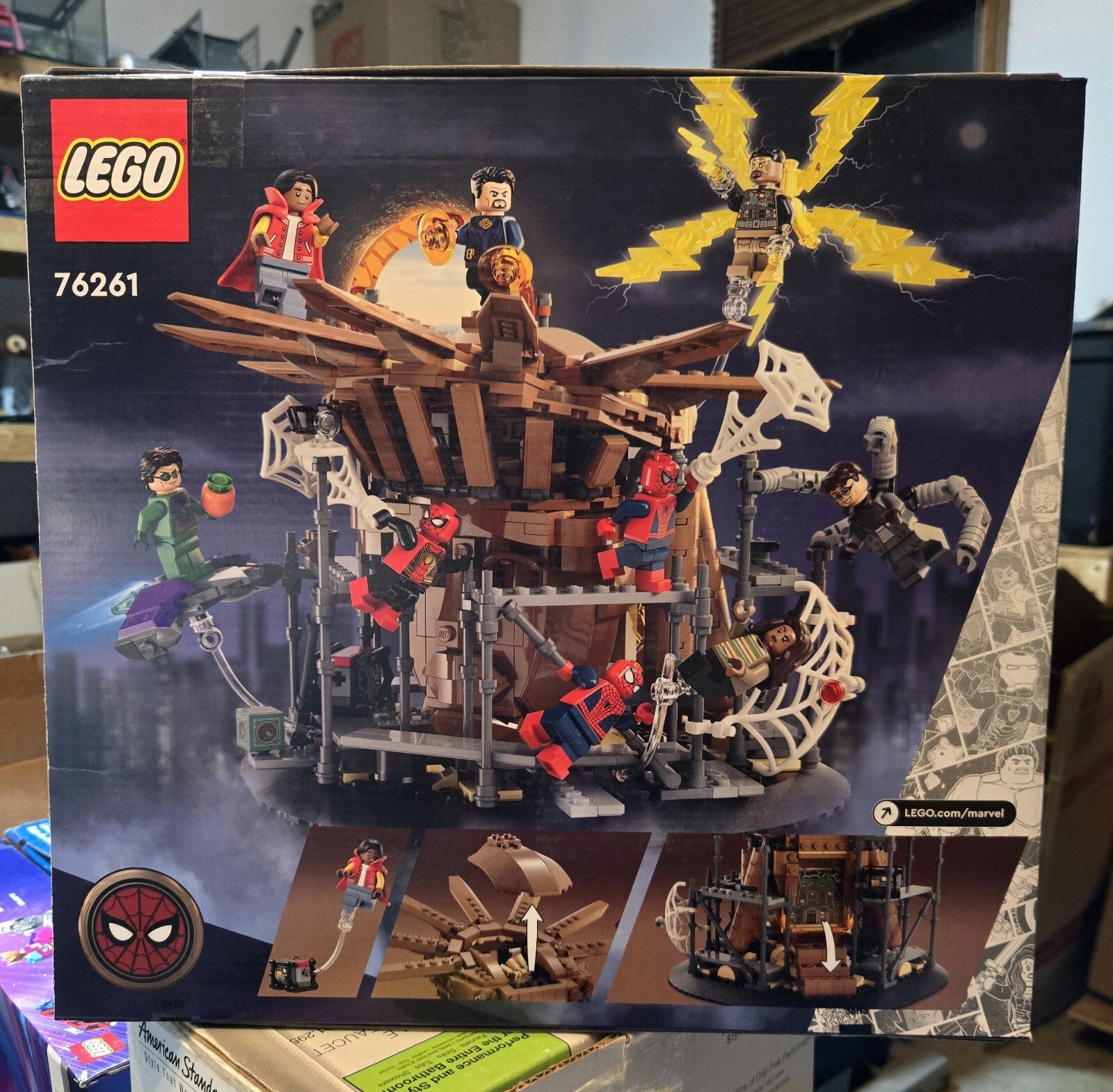 LEGO 76261 Marvel No Way Home Spider-Man Final Battle Factory Sealed MiniFigs!