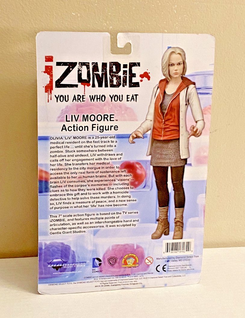 iZombie Liv Moore Full On Zombie Mode Action Figure You Are Who You Eat 7" NIB