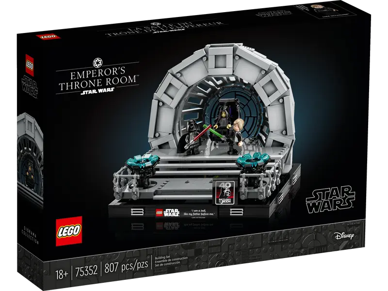 75352 LEGO Star Wars Emperor's Throne Room Diorama