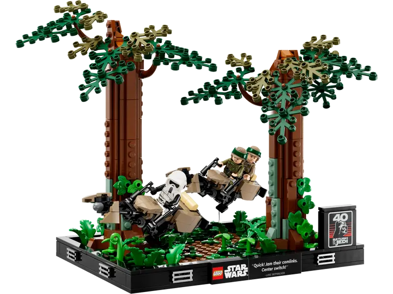 75353 LEGO Star Wars Endor Speeder Chase Diorama