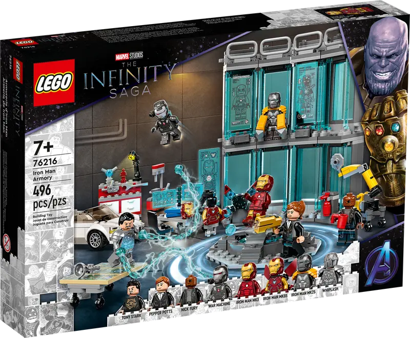 76216 LEGO Iron Man 2 Iron Man Armoury