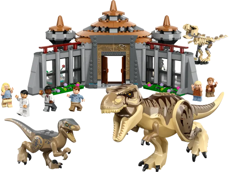 76961 LEGO Jurassic World Jurassic Park Visitor Center T. rex & Raptor Attack