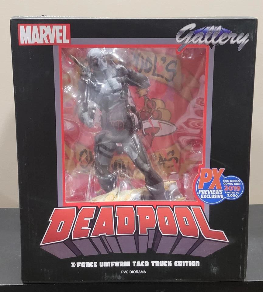 Deadpool X-Force Uniform Taco Truck Edition PVC Diorama SDCC 2019 Exclusive