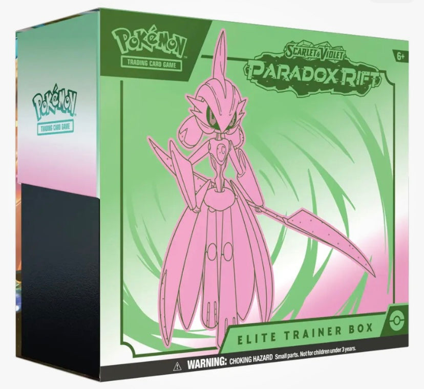 Pokemon Paradox Rift - Elite Trainer Box - Sealed Iron Valiant Variant