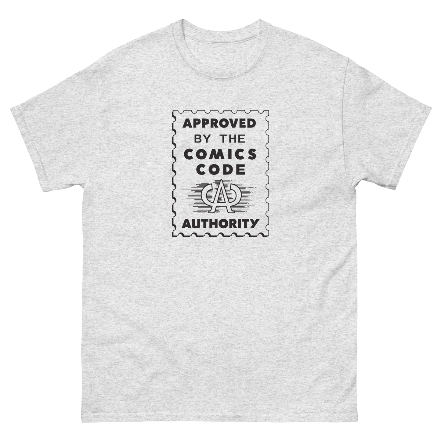 Classic T-Shirt Tee (Front and Back) - Approved by the Comics Code & Captain America