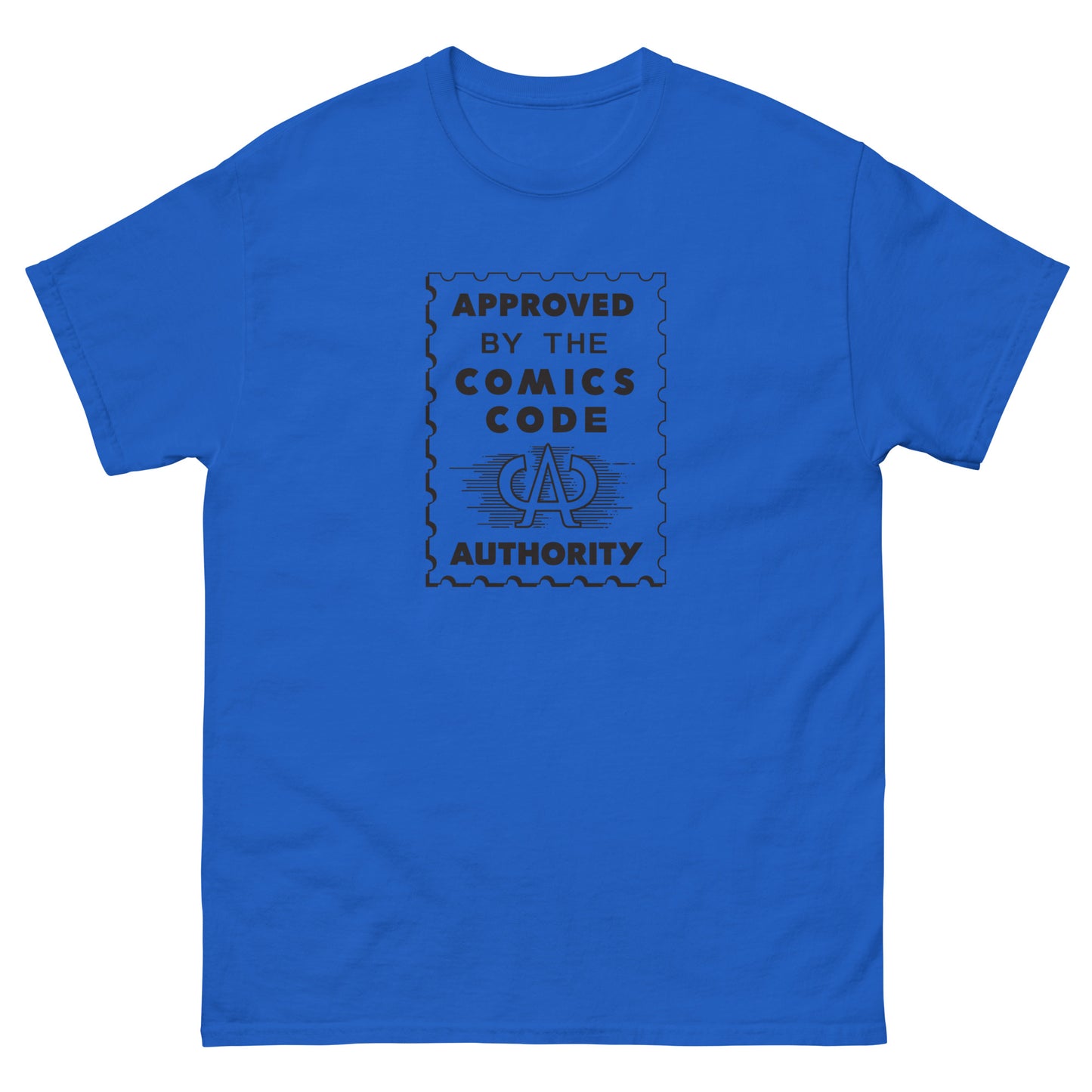 Classic T-Shirt Tee (Front and Back) - Approved by the Comics Code & Captain America