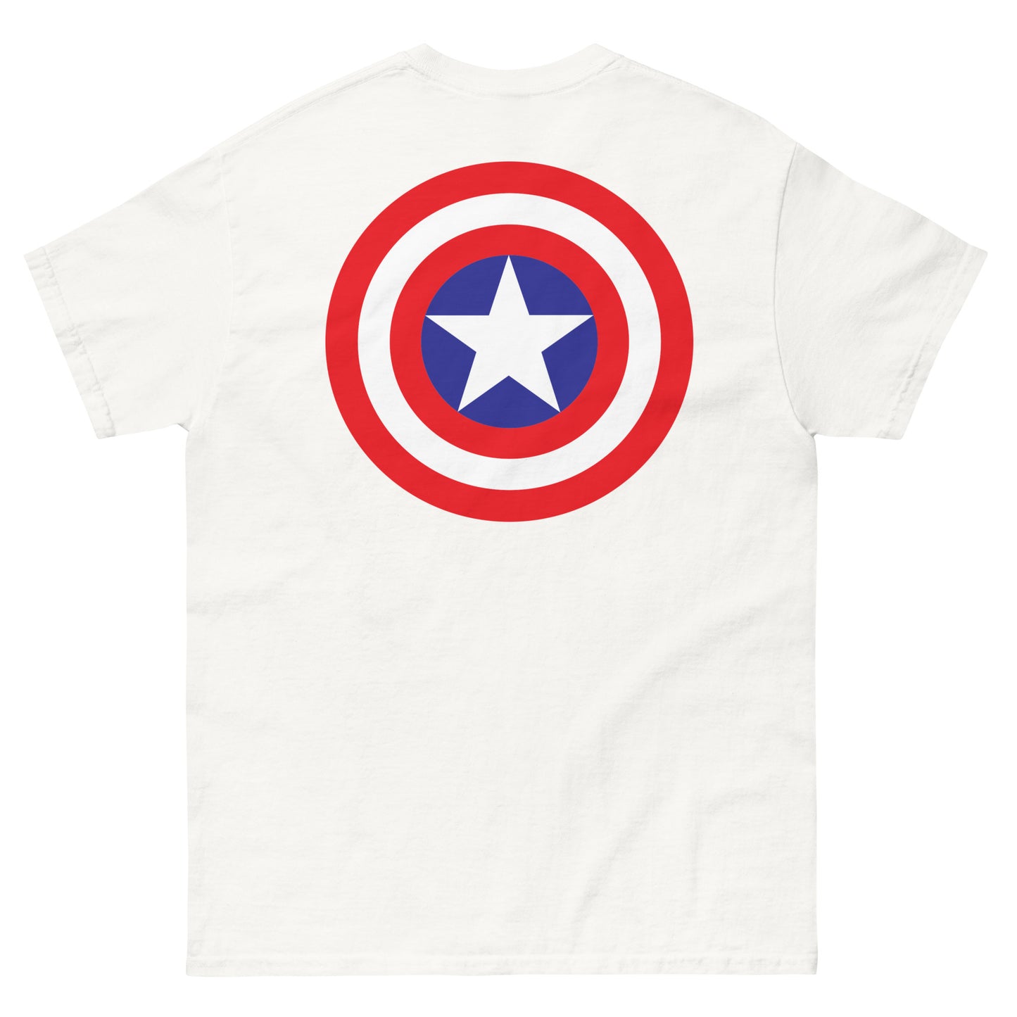 Classic T-Shirt Tee (Front and Back) - Approved by the Comics Code & Captain America