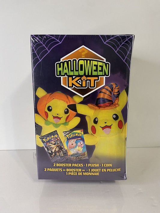 Pokemon Halloween Kit - Sun & Moon Ultra Prism, Cosmic Eclipse Packs + Mystery Plush - Sealed