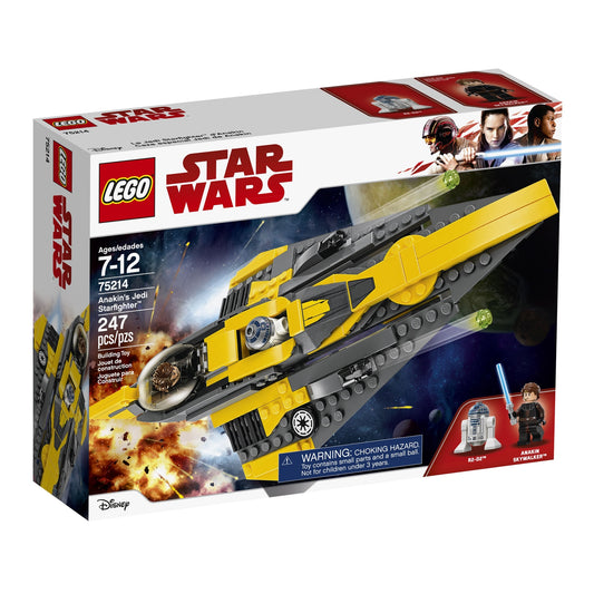 Lego Anakin's Jedi Starfighter 75214 R2-D2 Clone Wars Star Wars Set NEW FREESHIP